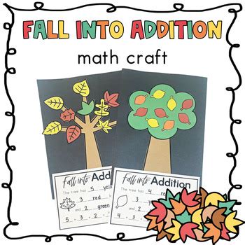 Fall Addition Math Craft Adding Leaves By The Sporty Teacher Tpt