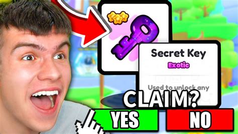 How To Get And Use Secret Keys In Roblox Pet Simulator Youtube