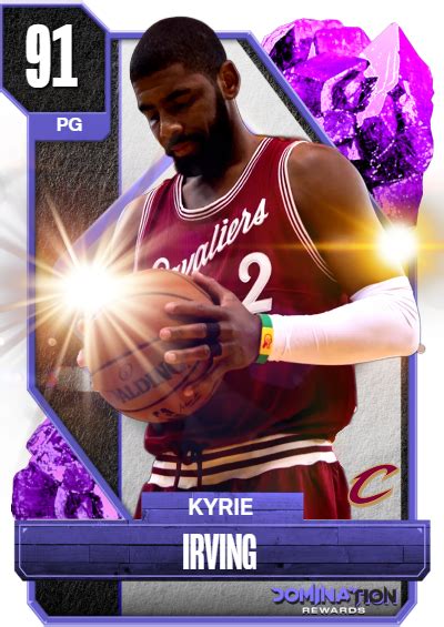 Nba K Kdb Custom Card Kyrie Irving Domination Reward V Cavs