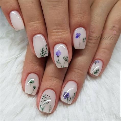 Floral Nails Nel Unghie Idee Unghie Con Fiori Idee Per Unghie