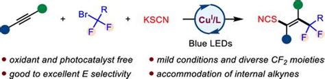 Visible Light Induced Copper Catalyzed Regio And Stereoselective