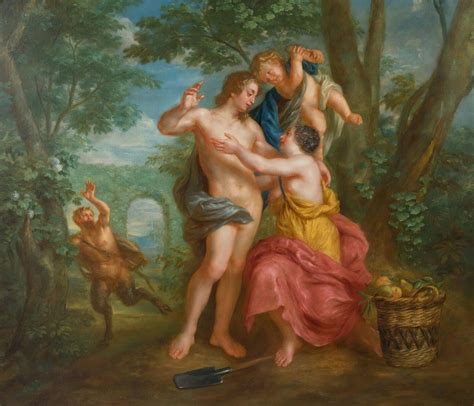 Vertumnus And Pomona By Flemish School Artvee