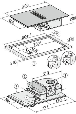 Plaque Induction Miele Kmda Fl U Hotte Integree Kmda Fl U