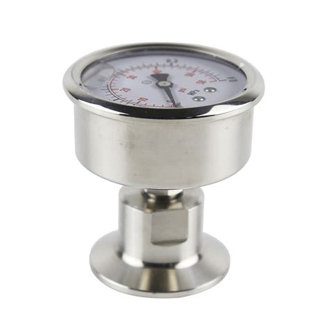 Sanitary Tri Clamp Diaphragm Pressure Gauge Manufacturers Stainless