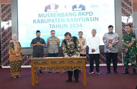 Pj Bupati H Hani S Rustam Sh Buka Musrenbang Rkpd Kabupaten Banyuasin