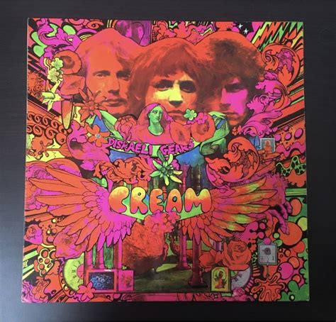 【やや傷や汚れあり】英原盤 初回両面コーティング Mat11 Disraeli Gears 594003 Stereo Ukオリジナル