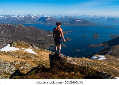 Hiking Lofoten Islands Stock Photo 1682461075 | Shutterstock