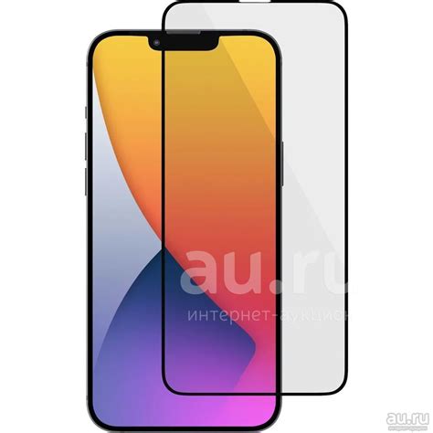 Защитное стекло iPhone 13 Pro Max 5D На весь экран Черное Pixel Центр ...