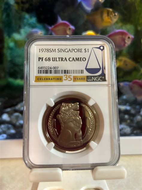 Singapore 1 1978 Merlion Proof Ngc Graded Pf 68 Ultra Cameo Hobbies And Toys Memorabilia