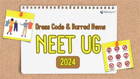 Neet Ug Exam Tomorrow Check Dress Code List Of Barred Items