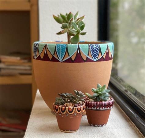 Painted Terracotta Pots Artofit