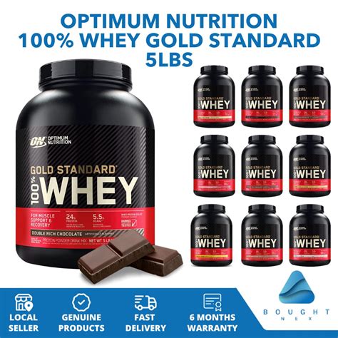 Optimum Nutrition Whey Gold Standard Protein Powder 5LBs Shopee Singapore