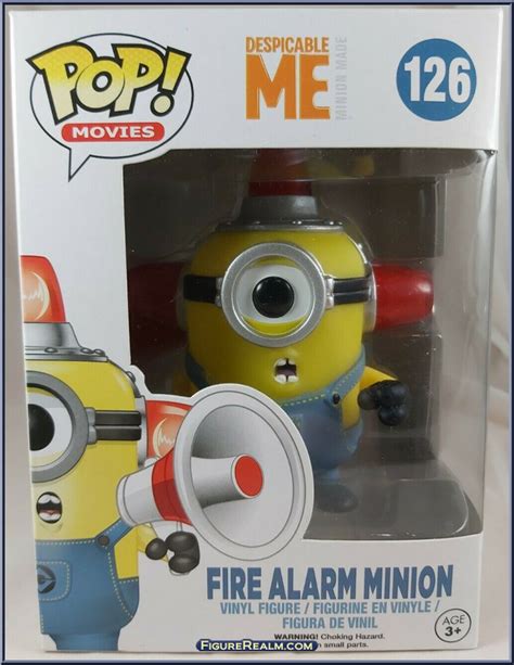 Fire Alarm Minion Minions Pop Vinyl Figures Funko Action Figure