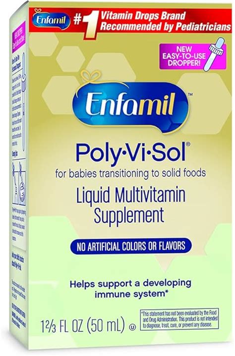 Enfamil Poly Vi Sol Liquid Multivitamin Supplement For