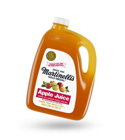 100 Apple Juice 128oz Still Juices S Martinelli And Co