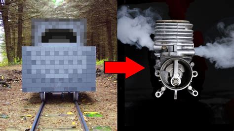 Steam Engine For Minecart Furnace Irl Youtube