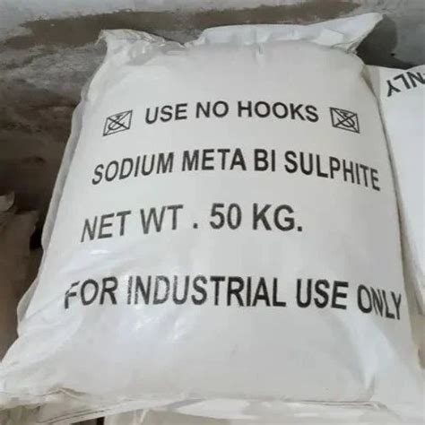 Powder Smbs Sodium Metabisulfite Bag Kg At Rs Kg In Hyderabad