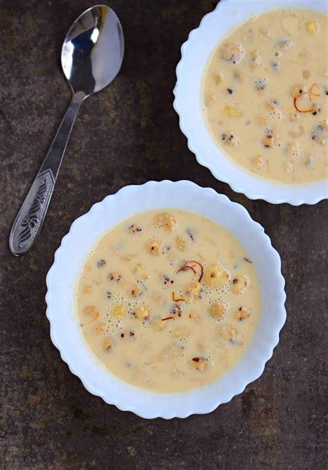 Makhane Ki Kheer Phool Makhana Kheer Fox Nut Pudding