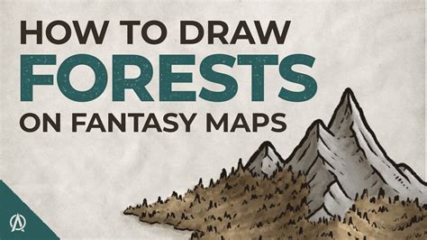 How To Draw Forests On Your Fantasy Maps — Map Effects