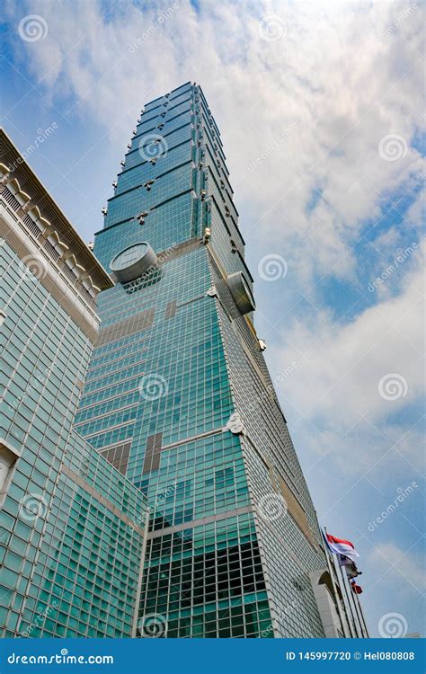 Taipei 101 Taiwan Taipei Financial Center Stock Photo Image Of