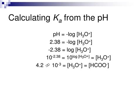 Ppt Acid Dissociation Constant Powerpoint Presentation Free Download