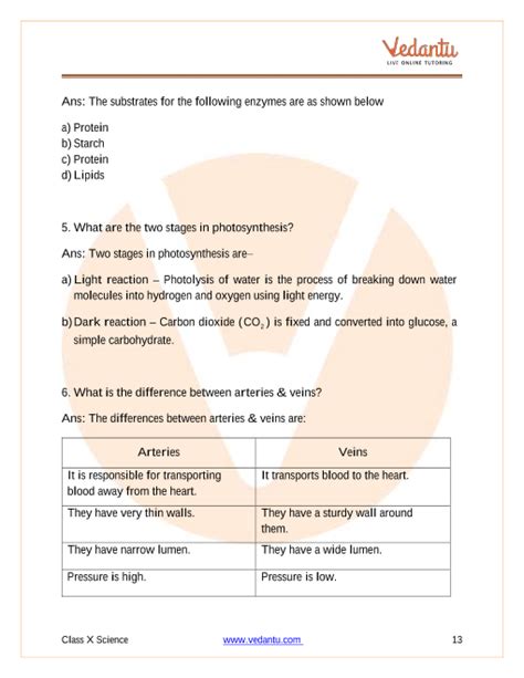 Cbse Class Science Chapter Life Processes Important Questions