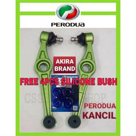 AKIRA PERODUA KANCIL ALL LOWER ARM FRONT FOC 4PCS SILICONE BUSH