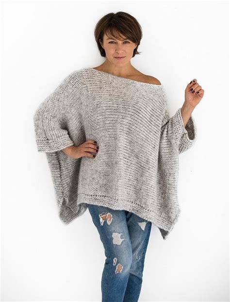 Poncho Cape Wool Poncho Alpaca Sweater Knit Alpaca Knit Sweater