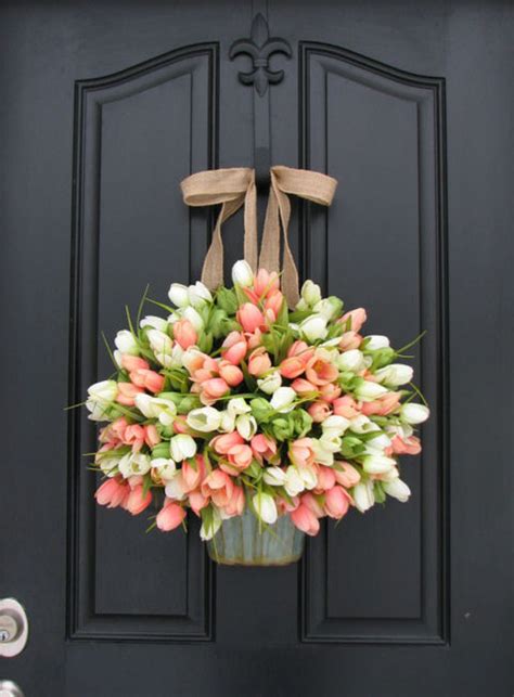 10 Awesome Spring Decorations For Your Front Door Home Design And Interior