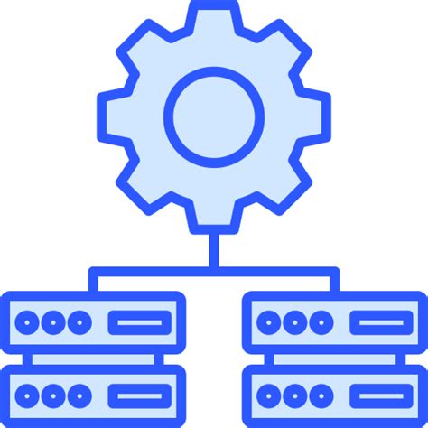 Icono De Integraci N De Datos Generic Blue