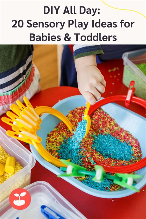 Diy All Day 20 Sensory Play Ideas For Babies And Toddlers In 2022 Baby