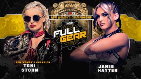 Wwe 2k22 Ps5 Toni Storm Vs Jamie Hayter Aew Interim Women S World Championship Youtube