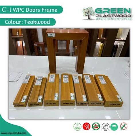 Wpc Door Frames And Chaukhat Green Plastwood Wpc Moulded Chaukhat