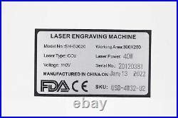 OMTech 40W 12x 8 K40 CO2 Laser Engraving Machine W K40 Mainboard