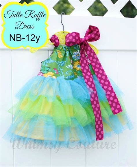 Pdf Sewing Pattern With Tutorial To Make Cute Tulle Ruffle Etsy