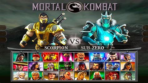 Mortal Kombat Veja Evolução De Sub Zero E Scorpion Na Franquia Contilnet Notícias