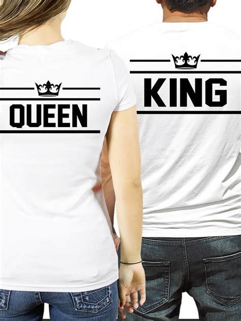 King And Queen Couples T Shirts ♛ Special Royalty Collection