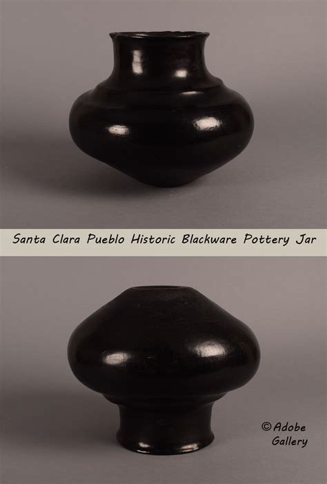 Santa Clara Pueblo Southwest Indian Historic Pottery C4642 40 Adobe