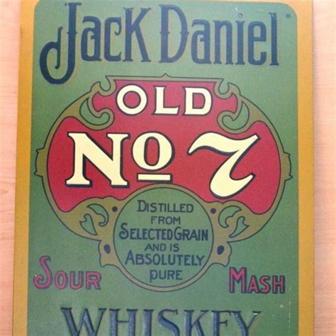 Jack Daniels Wall Decor Jack Daniel Old No Sour Mash Whiskey