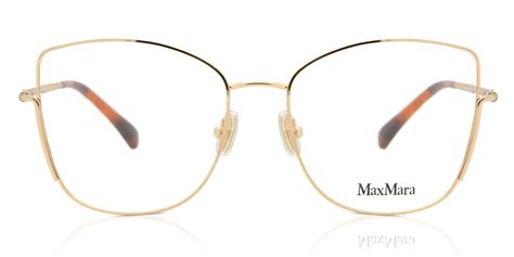 Max Mara Mm5003 030 Eyeglasses In Gold Smartbuyglasses Usa