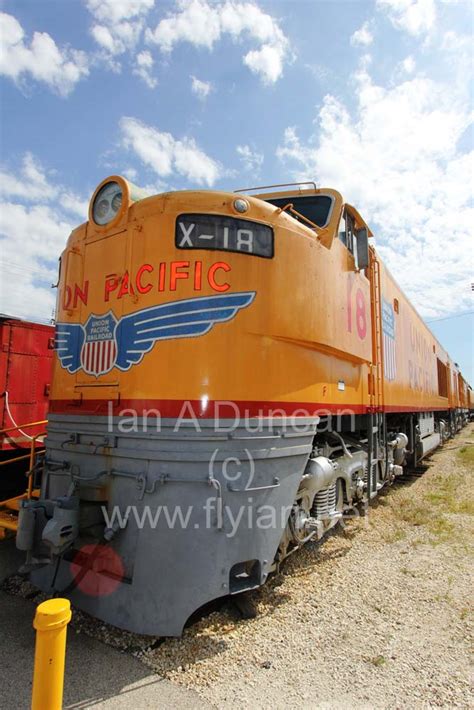 Union Pacific Gas Turbine Electric Locomotive X 18 At The Illinois