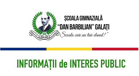 Organigrama 2022 2023 Scoala Gimnaziala Dan Barbilian Galati