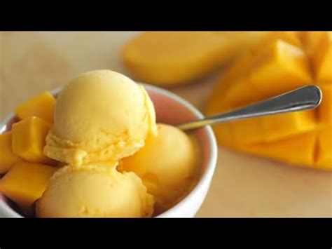 Mango Ice Cream Recipe Mango Ice Cream Banane Ka Tarika YouTube