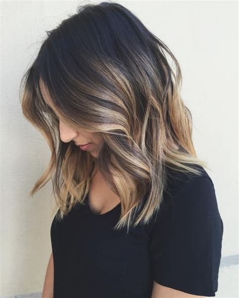 Balayage Medium Hairstyles Balayage Hair Color Ideas For Shoulder