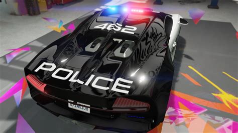 Bugatti Chiron Hot Pursuit Police Add On Replace Template