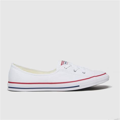 Converse White Ballet Lace Slip Trainers Uk