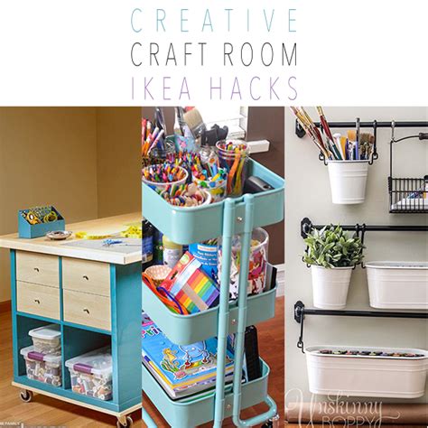 Creative Craft Room Ikea Hacks The Cottage Market