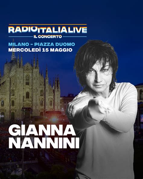 Italiano Radio Italia Live Il Concerto Mercoled Maggio Gianna