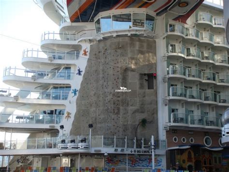 Allure Of The Seas Rock Climbing Wall Pictures