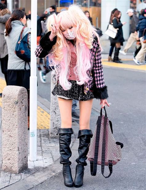 Японские защитные маски – фото модных образов | Japanese street fashion ...